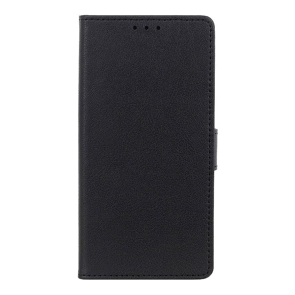 Samsung Galaxy S21 Ultra Blank Læder Cover m. Pung - Sort