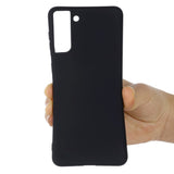 Samsung Galaxy S21 Liquid Silikone Cover - Sort