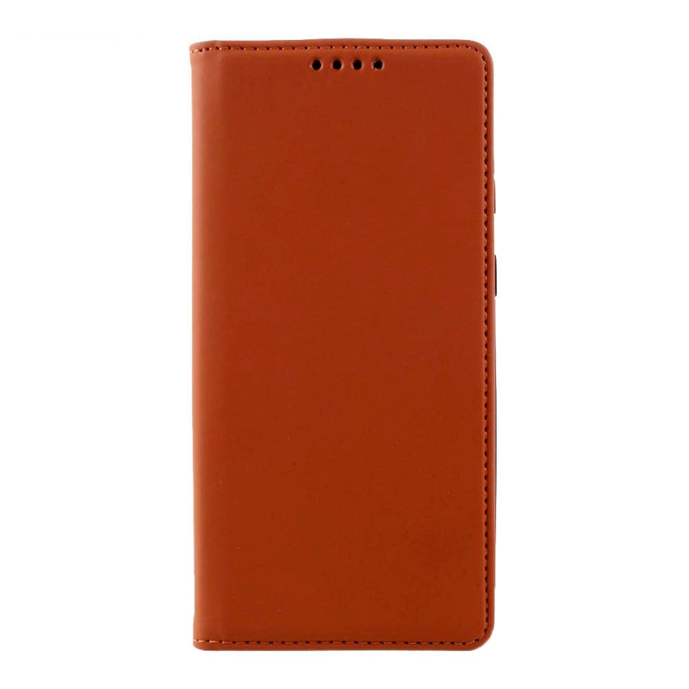 Samsung Galaxy S21+ (Plus)  Læder Flip Cover m. Kortholder og Kickstand - Brun