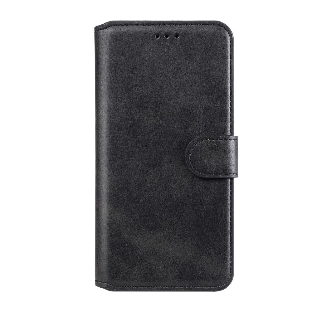 Samsung Galaxy A32 (5G) Blødt Læder Flip Cover m. Pung - Sort