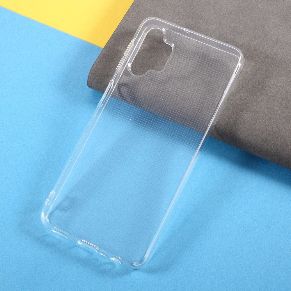 Samsung Galaxy A32 5G Non-Slip Fleksibelt Plastik Cover - Gennemsigtig