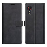 EIDERWOOD - Samsung Galaxy Xcover 5 - Kunstlæder Flip Cover m. Kortholder & Ståfunktion - Sort