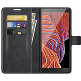 EIDERWOOD - Samsung Galaxy Xcover 5 - Kunstlæder Flip Cover m. Kortholder & Ståfunktion - Sort