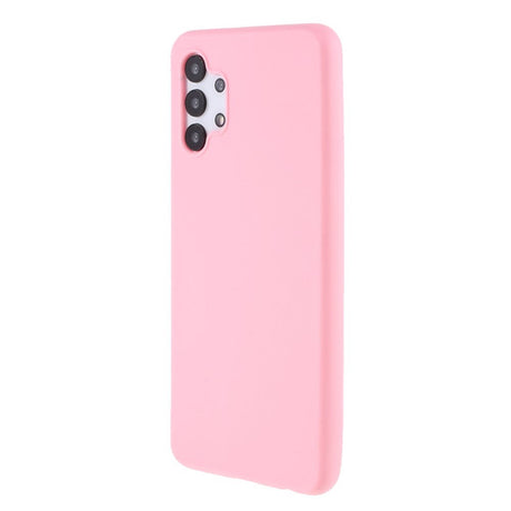 Samsung Galaxy A32 (5G) Mat Fleksibelt Bagside Cover - Lyserød