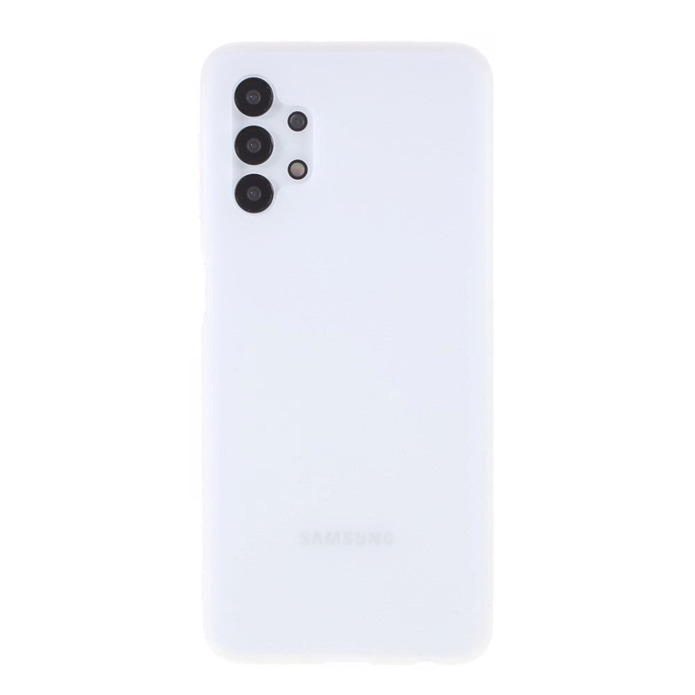 Samsung Galaxy A32 (5G) Mat Fleksibelt Bagside Cover - Hvid