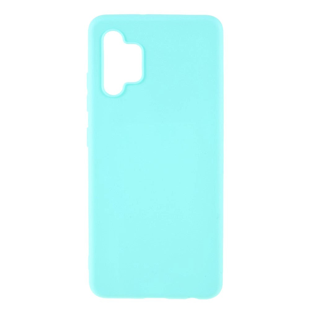 Samsung Galaxy A32 (4G) Mat Fleksibelt Bagside Cover - Blå