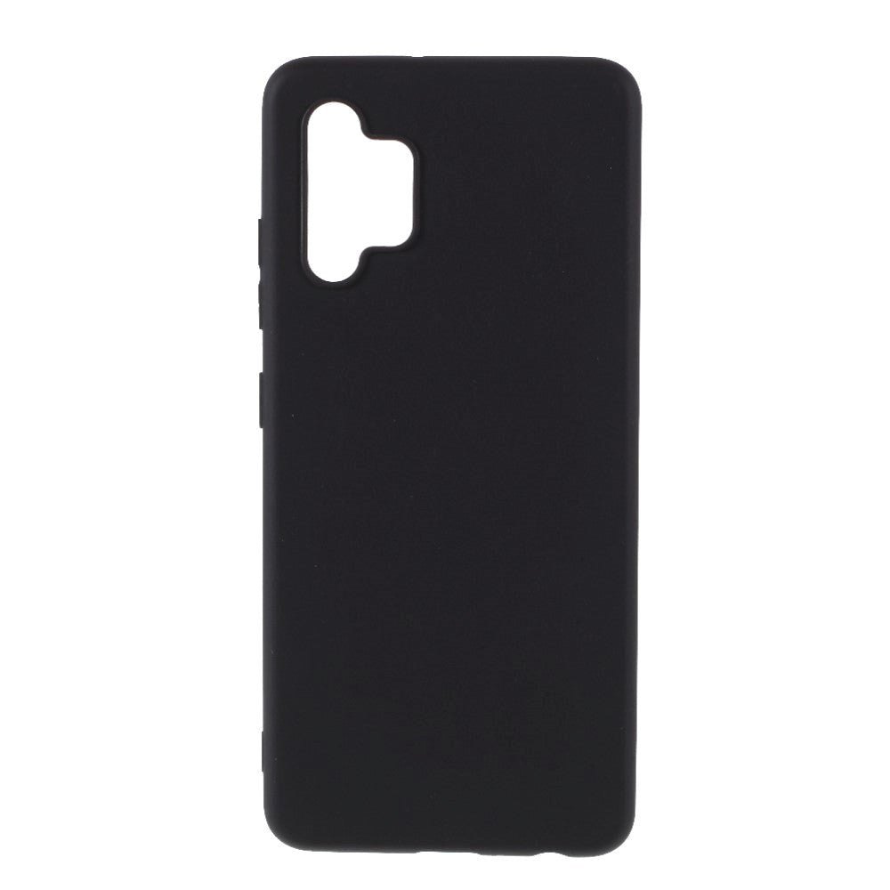 Samsung Galaxy A32 (4G) Mat Fleksibelt Bagside Cover - Sort