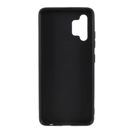 Samsung Galaxy A32 (4G) Mat Fleksibelt Bagside Cover - Sort