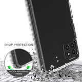 Samsung Galaxy A22 (5G) Shock-Proof Hybrid Plastik Bagside Cover - Gennemsigtig