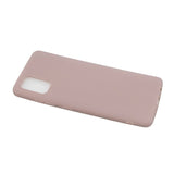 Samsung Galaxy A02s Mat Fleksibelt Bagside Cover - Blush Pink
