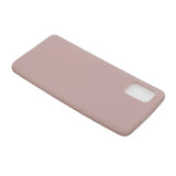 Samsung Galaxy A02s Mat Fleksibelt Bagside Cover - Blush Pink