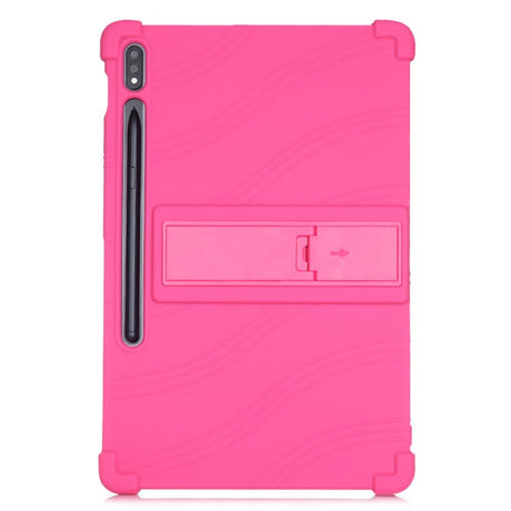 Samsung Galaxy Tab S8 Plus / S7 Plus 12.4" Silikone Cover m. Ståfunktion - Pink