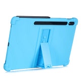 Samsung Galaxy Tab S8 Plus / S7 Plus 12.4" Silikone Cover m. Ståfunktion - Blå