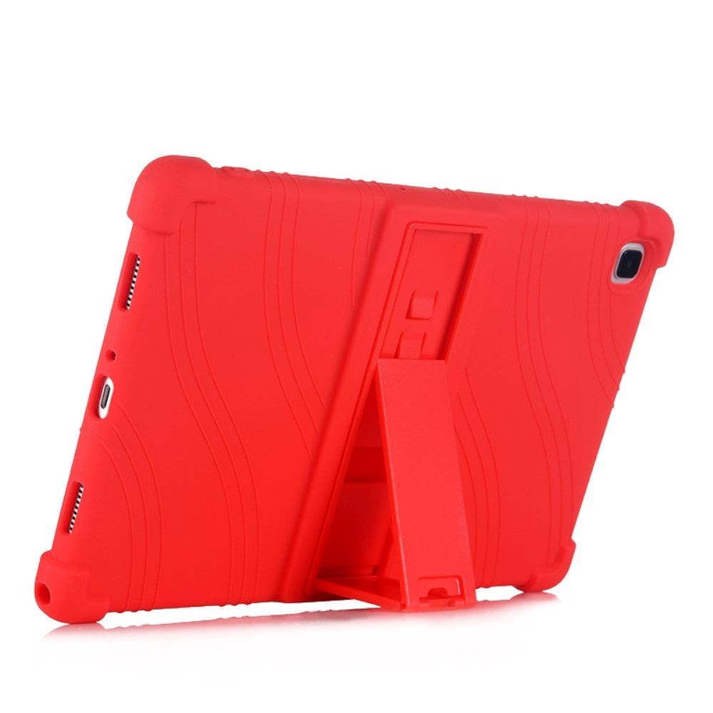 Samsung Galaxy Tab A7 10.4" (2022 - 2020) Silikone Cover m. Ståfunktion - Rød