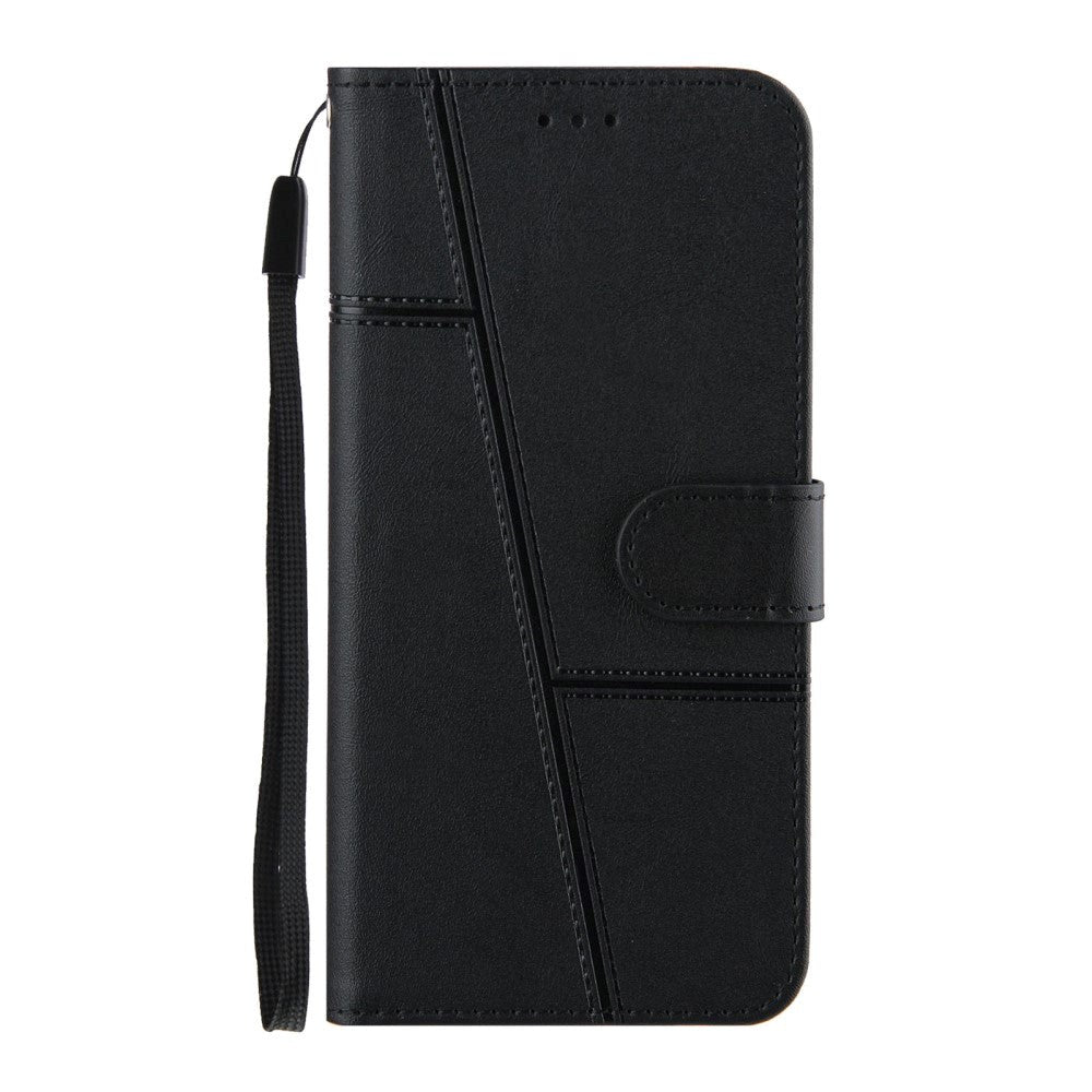 Samsung Galaxy S21 FE (5G) Læder Flip Cover m. Pung - Sort