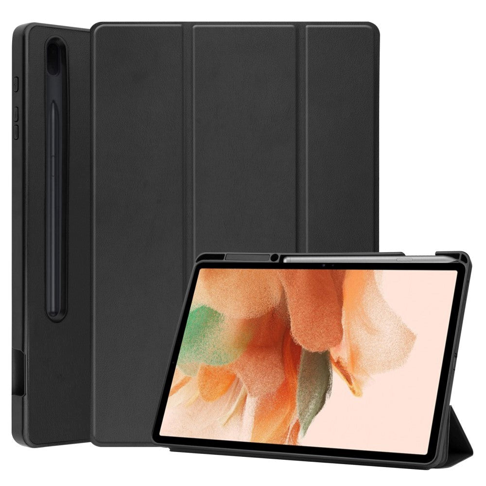 Samsung Galaxy Tab S7 FE Flip Cover m. Tri-fold - Sort