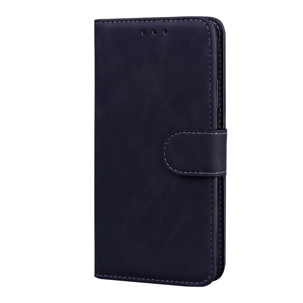EIDERWOOD - Samsung Galaxy A22 (5G) - Kunstlæder Flip Cover m. Kortholder & Ståfunktion - Sort