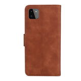 EIDERWOOD - Samsung Galaxy A22 (5G) - Kunstlæder Flip Cover m. Kortholder & Ståfunktion - Brun