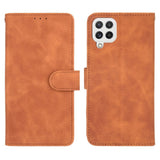 EIDERWOOD - Samsung Galaxy A22 (4G) - Kunstlæder Flip Cover m. Kortholder & Ståfunktion - Brun