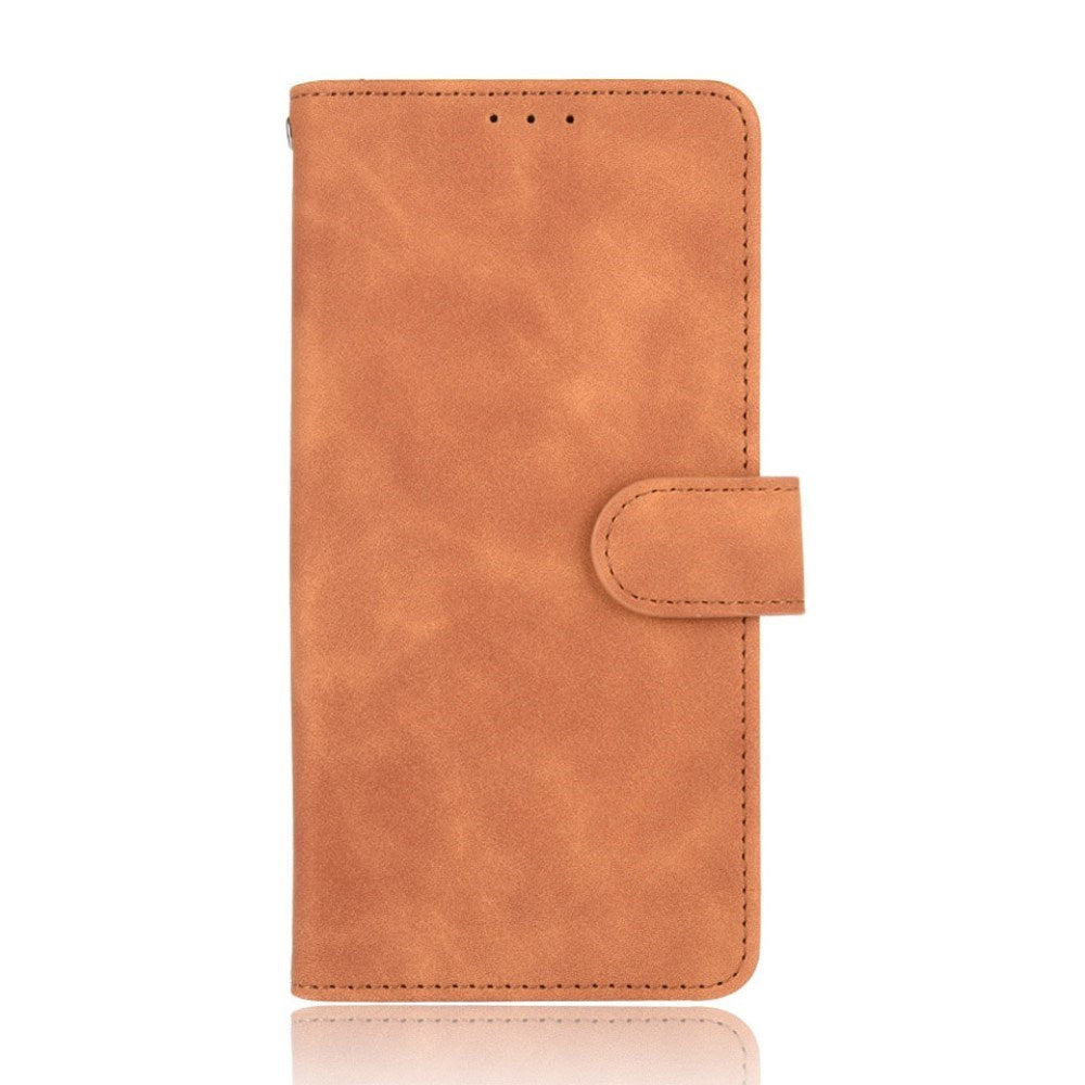 EIDERWOOD - Samsung Galaxy A22 (4G) - Kunstlæder Flip Cover m. Kortholder & Ståfunktion - Brun