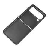 Samsung Galaxy Z Flip3 (5G) Neutralt Cover m. Læder Bagside - Sort