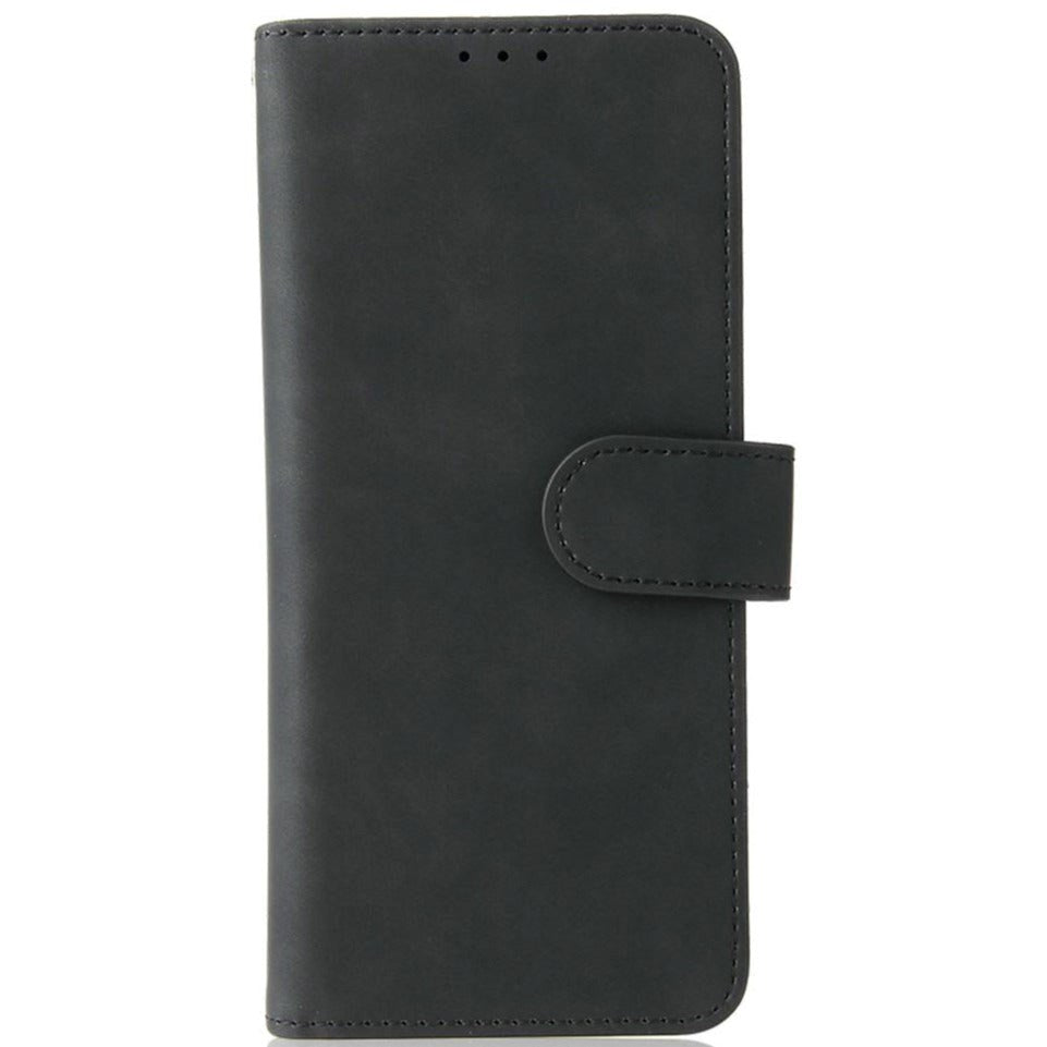 Samsung Galaxy Z Fold3 5G Blødt Læder Flip Cover m. Pung - Sort