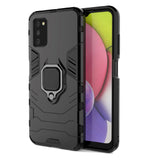 Samsung Galaxy A03s Håndværker Cover m. Kickstand - Sort