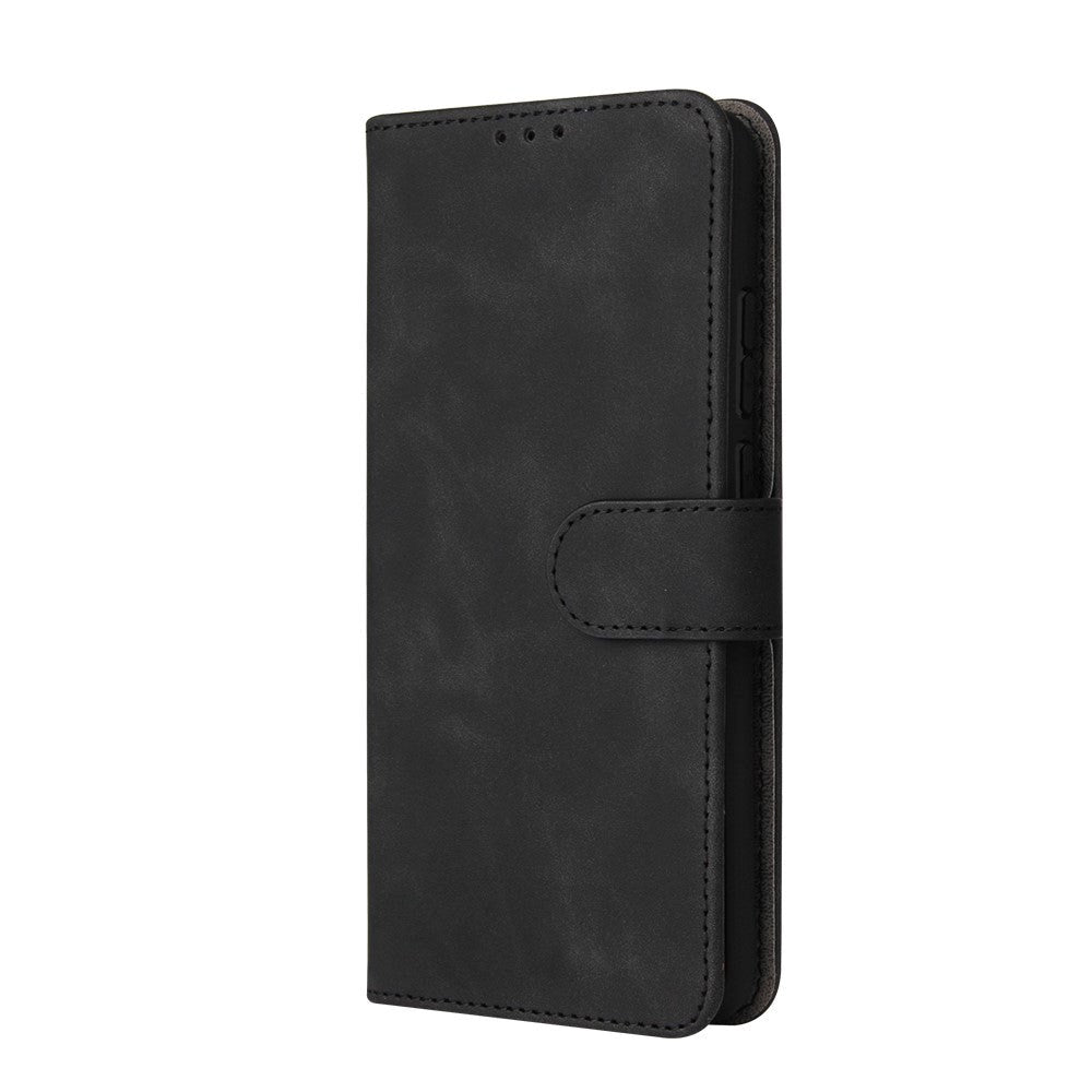 Samsung Galaxy A03s Læder Flip Cover m. Pung - Sort