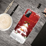 Samsung Galaxy A03s TPU Plast Julecover - Merry Christmas - Juletræ & Snefnug