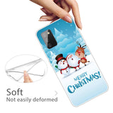 Samsung Galaxy A03s TPU Plast Julecover - Merry Christmas - Julemand & Venner