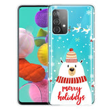 Samsung Galaxy A72 5G / 4G TPU Plast Julecover - Merry Christmas - Isbjørn