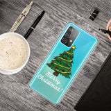 Samsung Galaxy A72 5G / 4G TPU Plast Julecover - Merry Christmas - Juletræ