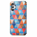 Samsung Galaxy A32 (4G) Caseneo Læder Flip Cover m. Pung & Farverigt Print - Mandala