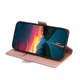 Samsung Galaxy S22 Thin PU Læder Cover m. Pung - Rose Gold