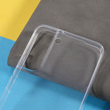 Samsung Galaxy S22 Fleksibelt Plastik Bagside Cover - Gennemsigtig