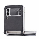 Samsung Galaxy Z Flip3 (5G) - EIDERWOOD Kunstlæder Cover - Kortholder - Sort