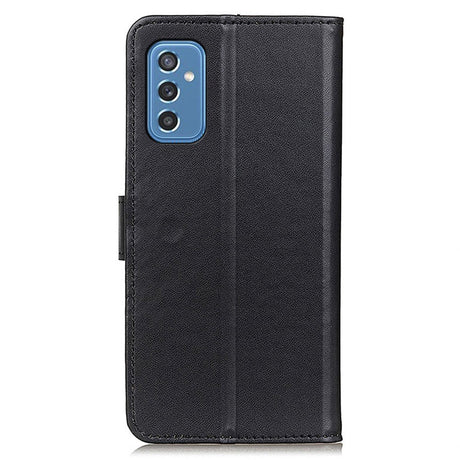 Samsung Galaxy M52 (5G) Folio Læder Flip Cover m. Pung - Sort