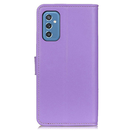 Samsung Galaxy M52 (5G) Folio Læder Flip Cover m. Pung - Lilla