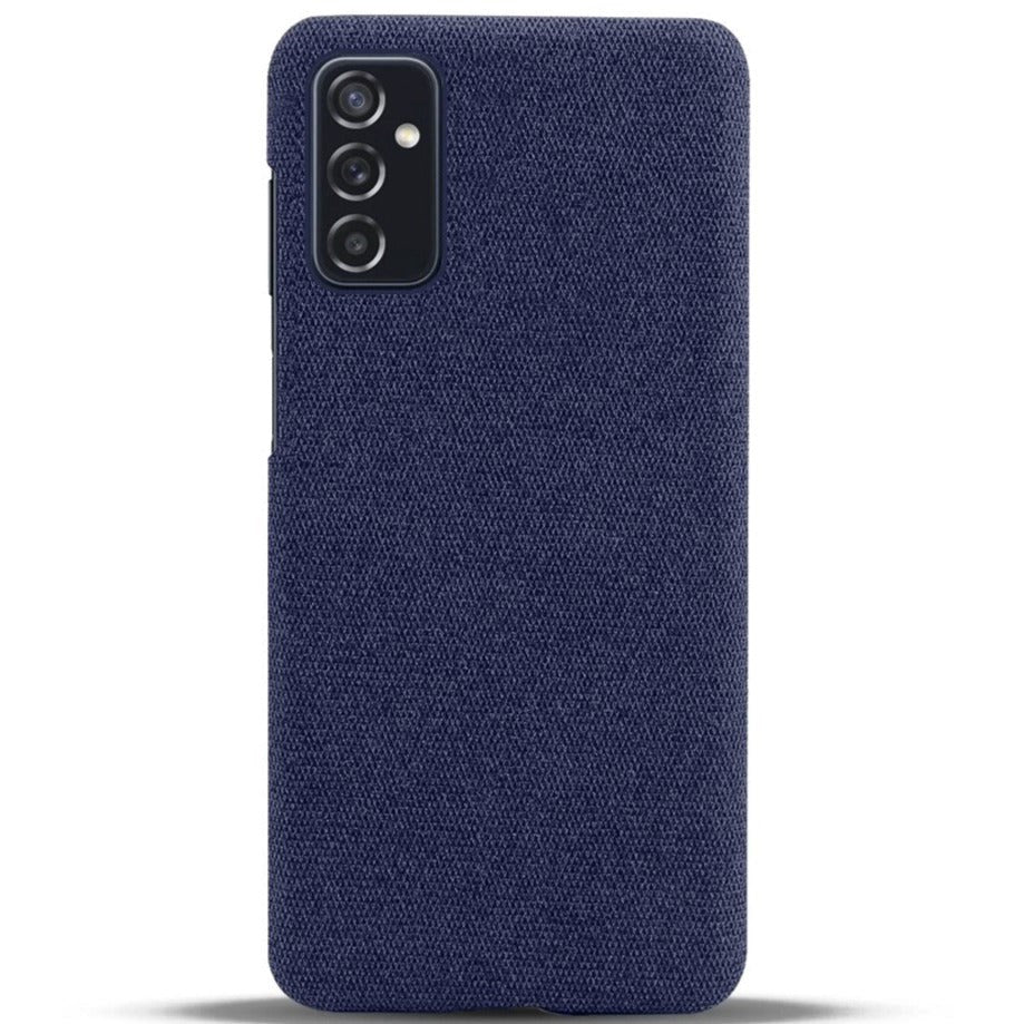 Samsung Galaxy M52 (5G) KSQ Stof Plastik Bagside Cover - Blå