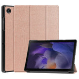 Samsung Galaxy Tab A8 10.5" Flip Cover m. Tri-fold - Rose Gold