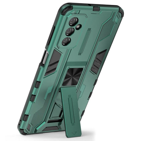 Samsung Galaxy M52 (5G) Håndværker Bagside cover m. Kickstand - Grøn