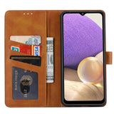 Samsung Galaxy A53 (5G) Læder Flip Cover m. Kortholdere - Brun