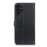 Samsung Galaxy A13 (4G) Litchi Læder Cover - Sort