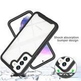 Samsung Galaxy S22 Cover Acrylic Combo - Gennemsigtig / Sort