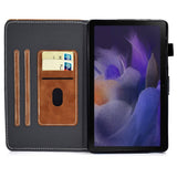 Samsung Galaxy Tab A8 10.5 (2021) Flip Cover m. Pung & Styluspen Holder - Brun