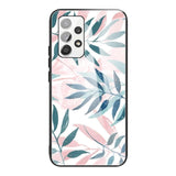 Samsung Galaxy A53 (5G) Plastik Bagside Cover m. Glasbagside - Leaves