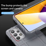 Samsung Galaxy A73 (5G) Rugged Shield Series Håndværker Bagside Cover - Grå