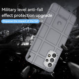 Samsung Galaxy A73 (5G) Rugged Shield Series Håndværker Bagside Cover - Grå