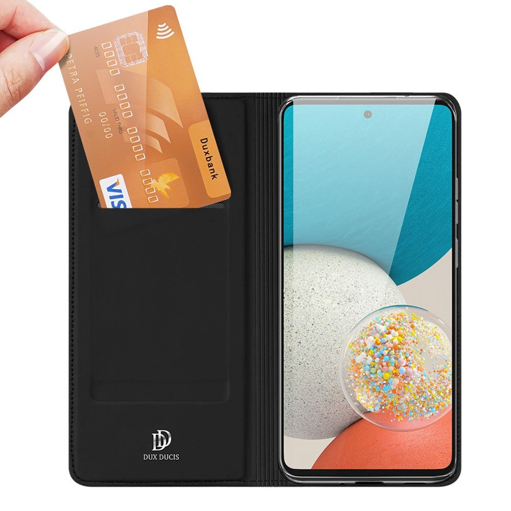 Samsung Galaxy A73 (5G) DUX DUCIS Skin Pro Series Thin Wallet Flip Cover - Sort