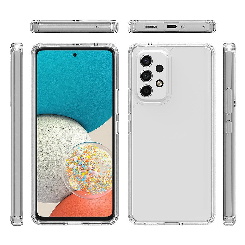 Samsung Galaxy A53 (5G) Acrylic Bumper Bagside Cover - Gennemsigtig